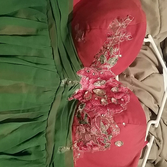 Strapless dress - Picture 4 of 4