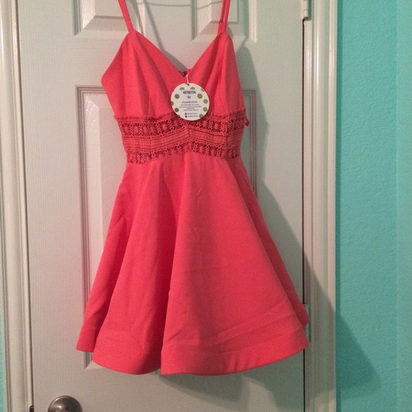 Coral casual/dressy dress
