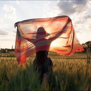 Free People Tattered Flag Scarf