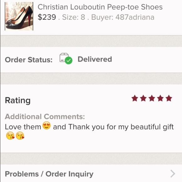 ⭐️⭐️⭐️⭐️⭐️ Christian Louboutin Peep Toes