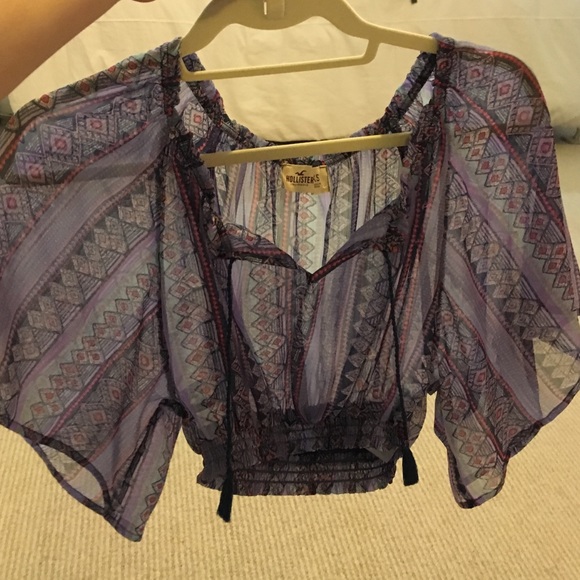 Printed crop top