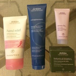 aveda skincare lot (new and like new!)