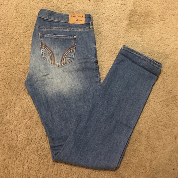 Straight leg hollister jeans