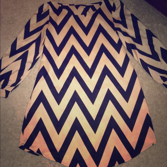 Chevron Shift Dress