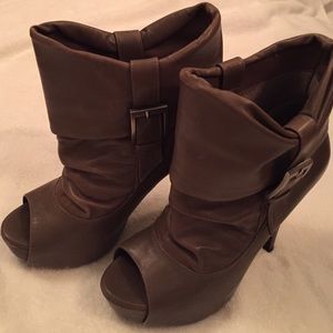 Jessica Simpson open toe booties