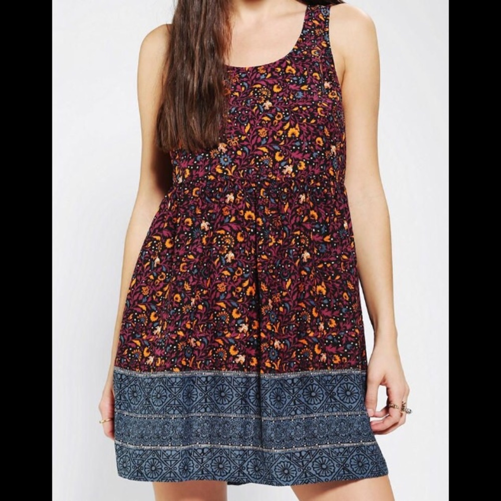 UO flowy patterned dress