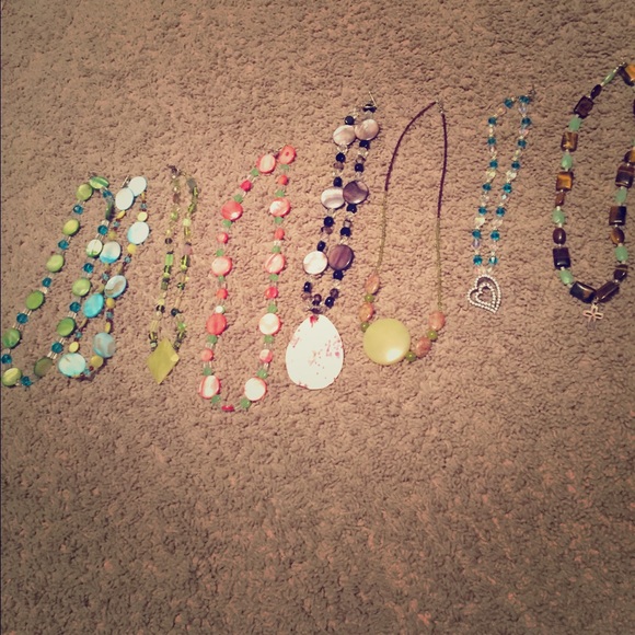 Handcrafted necklaces by yours truly🙋🏼open price
