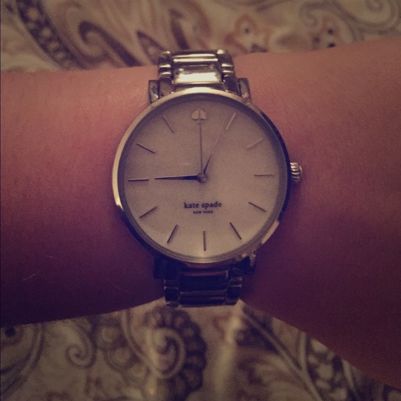 Silver Kate Spade Gramercy watch