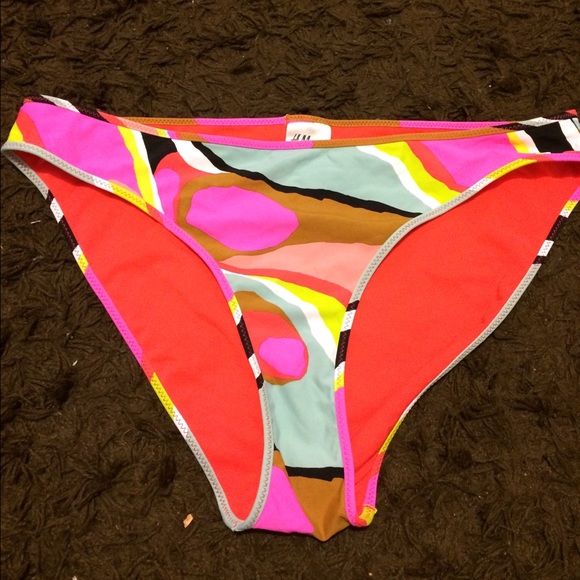 Colorful bikini bottom