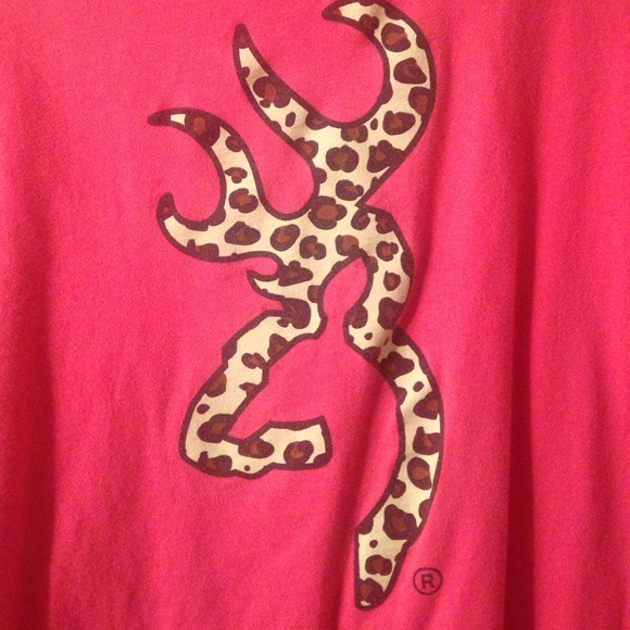 Pink browning shirt