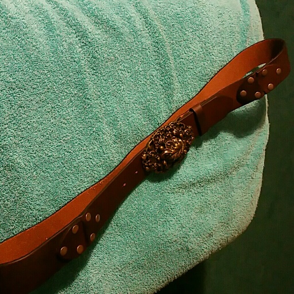 Leather Belt, size Large Brown