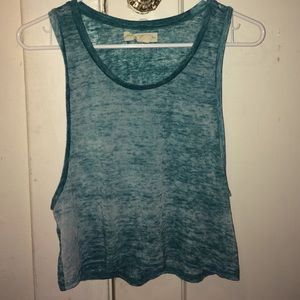 Cropped muscle tee
