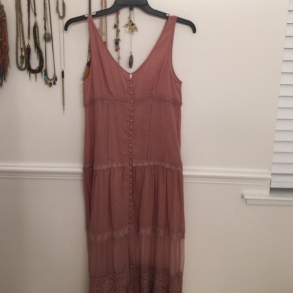 Free people pink slip dress