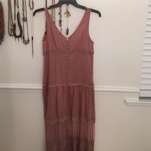 Free people pink slip dress
