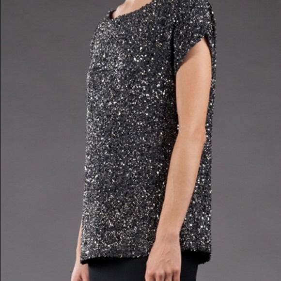 Lovely Haute Hippie sequin top