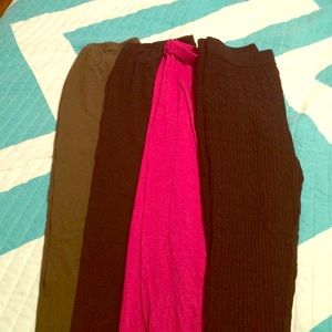 Four pairs of leggings!