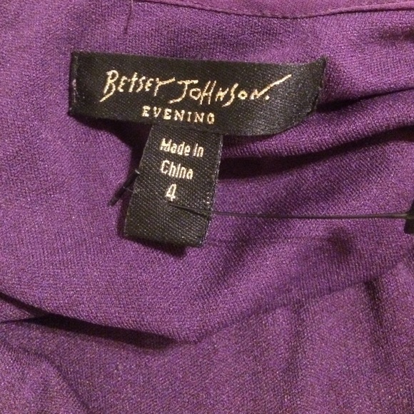 Evening Purple Sequin Betsy Johnson  dress - Picture 3 of 3
