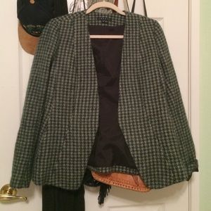 Wool green blazer