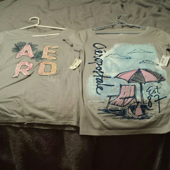 2 women aero t shirts