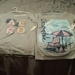 2 women aero t shirts