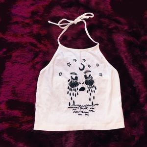 Brandy Melville Crying Halter