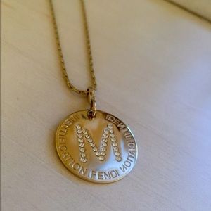 ❗️PRICE DROP❗️FENDI Letter Pendant