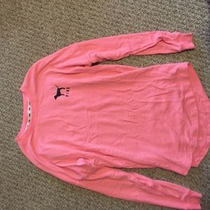 Pink crew neck