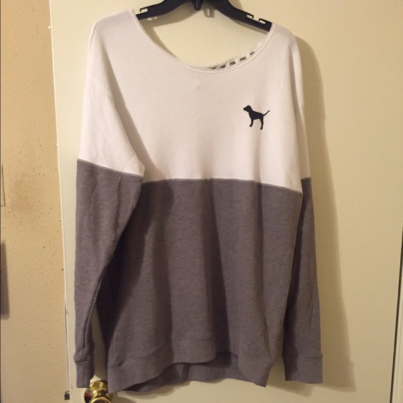 ******SOLD****+Over sized VS PINK sweatshirt