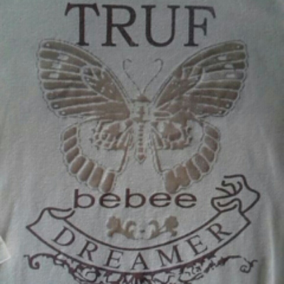 Bebee Yellow 3/4 Sleeve Butterfly Top