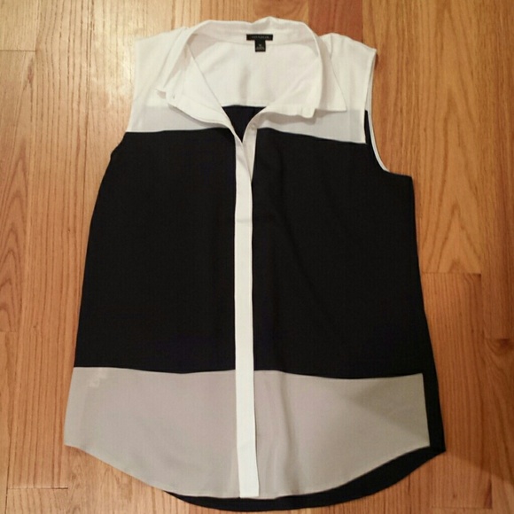 Ann Taylor Color block top - Picture 2 of 2