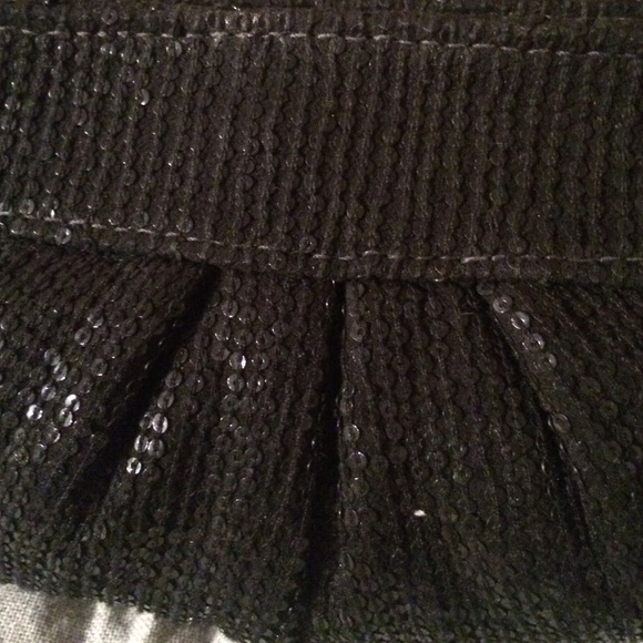 Lauren Merkin Louise Sequin Black clutch