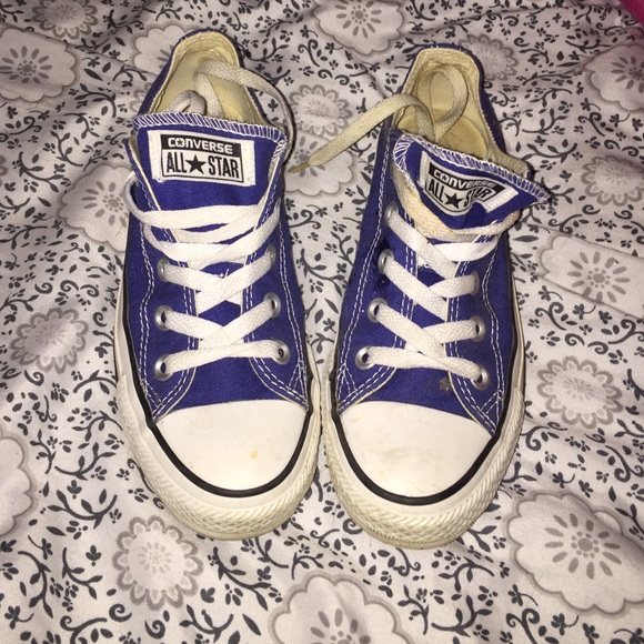 Blue Converse All Star sneaker