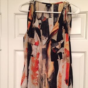 Multi color blouse with pockets