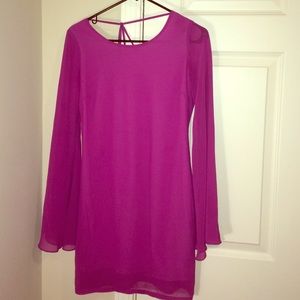 Ark & co purple shift dress, size S