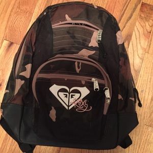 Roxy camo backpack