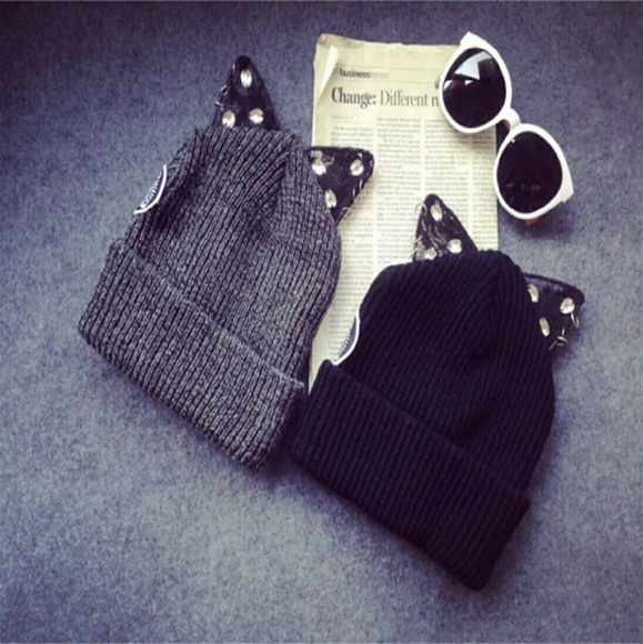 . Accessories - NEW CAT EAR BEANIE