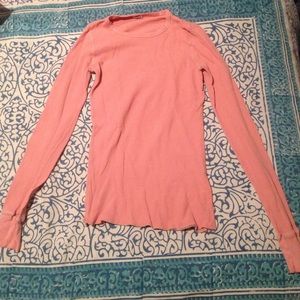 Pink Splendid waffle long sleeve
