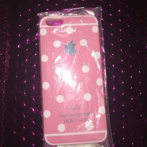 ✨💖PINK Glitter Polka Dot iPhone 6/6s Case✨