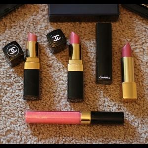 Chanel lipstick and lipgloss bundle