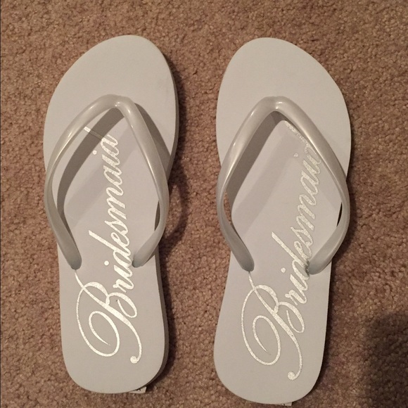 Bridesmaids flip flops