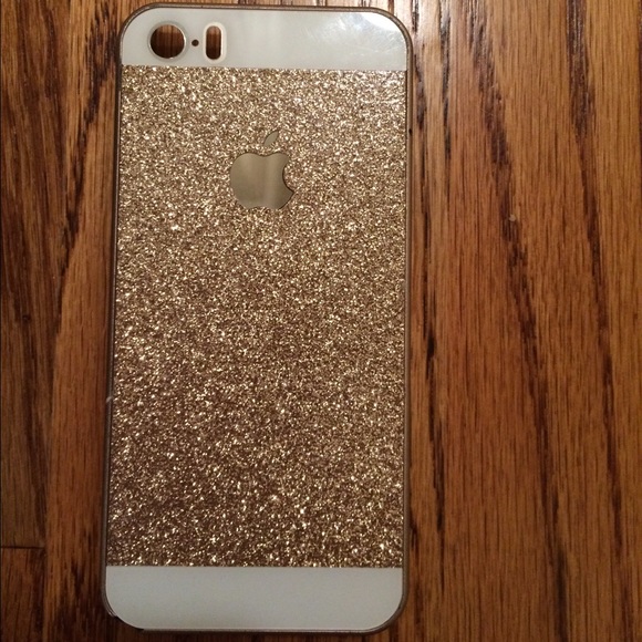GORGEOUS gold sparkle iPhone 5/5s case - Picture 1 of 4