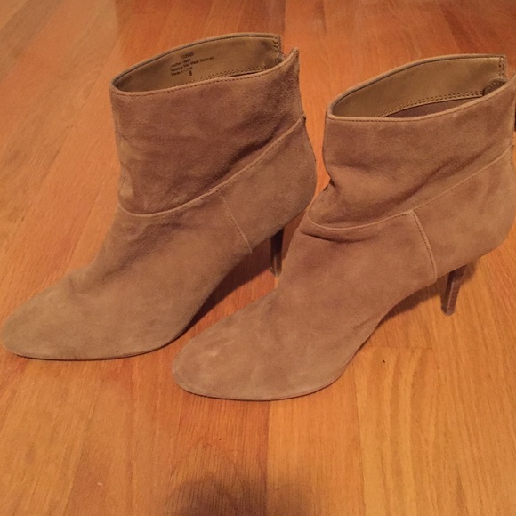 Audrey Brooke suede booties size 8