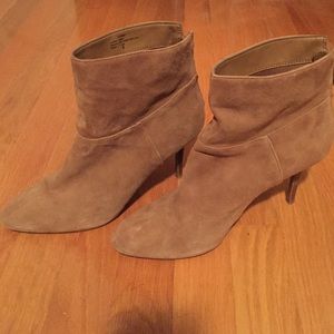 Audrey Brooke suede booties size 8