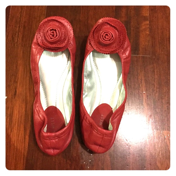 Red flats! Soo cute. Never worn!