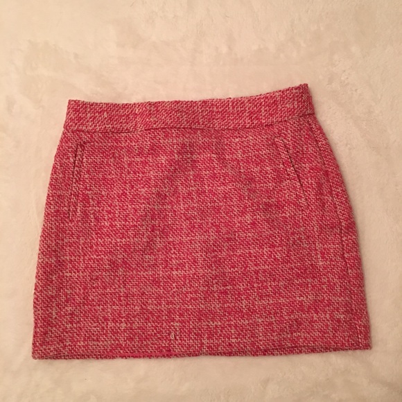 ❗️SOLD❗️"Parrot" Pink Tweed Skirt - Picture 3 of 4