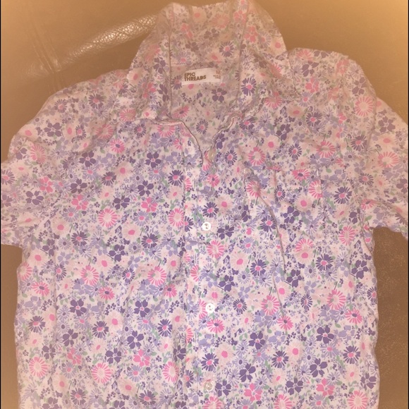 Girls Button Up Shirt - Picture 1 of 2