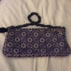 J Crew Clutch - lavender and brass