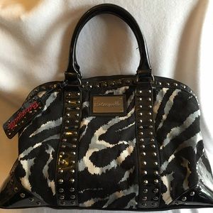 Betsey's Johnson Betseyville "Zebra" Hobo Bag NEW
