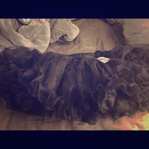 Black poofy lace tutu. NWT.