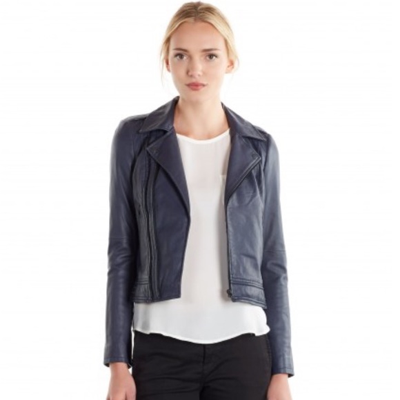 JOIE Caldine Leather Jacket • Small